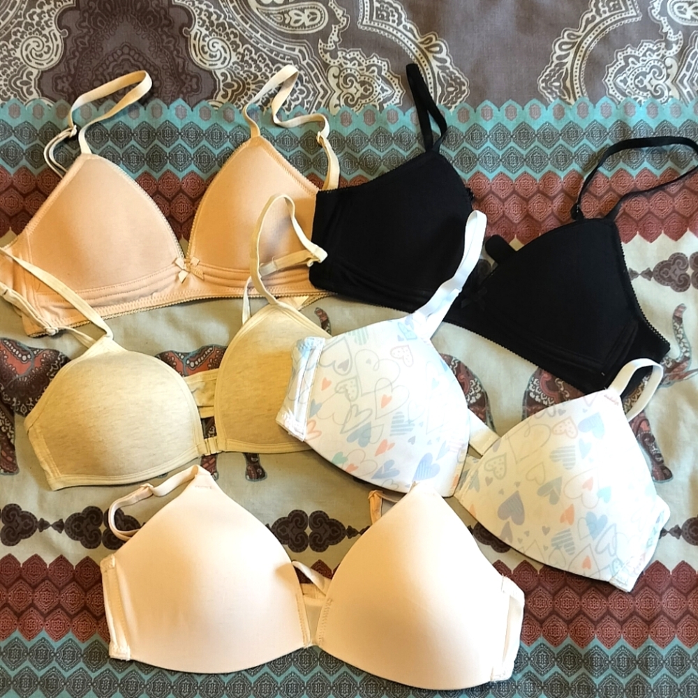 Set of 5 Training Bras for Tweens/Teens